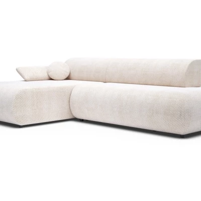 Rozkládací rohová sedačka s úložným prostorem SURREY 1 - béžová 2, levý roh