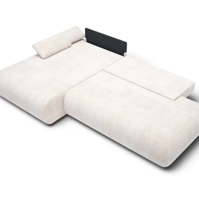 Rozkládací rohová sedačka s úložným prostorem SURREY 1 - béžová 2, levý roh