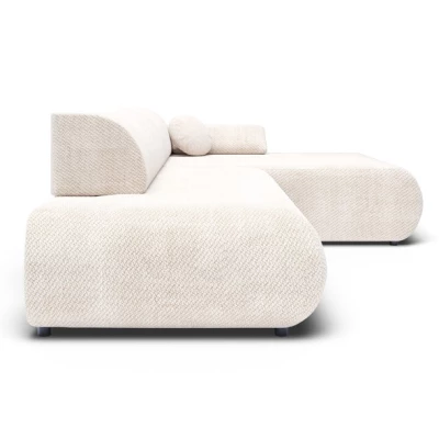 Rozkládací rohová sedačka s úložným prostorem SURREY 1 - béžová 2, pravý roh