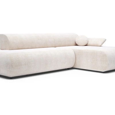 Rozkládací rohová sedačka s úložným prostorem SURREY 1 - béžová 2, pravý roh