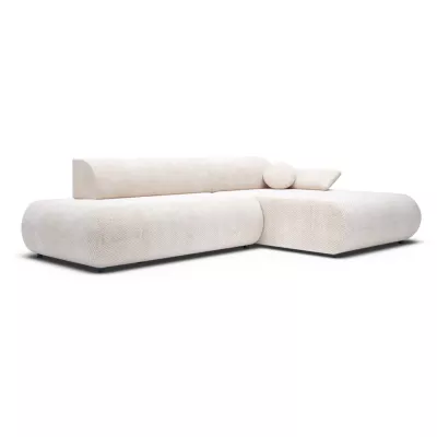 Rozkládací rohová sedačka s úložným prostorem SURREY 1 - béžová 2, pravý roh