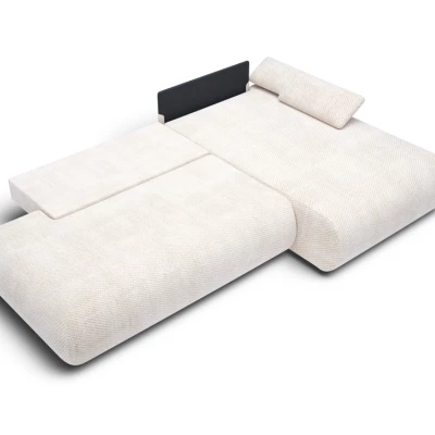 Rozkládací rohová sedačka s úložným prostorem SURREY 1 - béžová 2, pravý roh