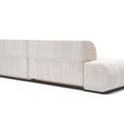 Rozkládací rohová sedačka s úložným prostorem SURREY 1 - béžová 2, pravý roh