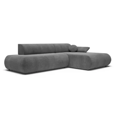 Rozkládací rohová sedačka s úložným prostorem SURREY 1 - tmavá šedá, pravý roh