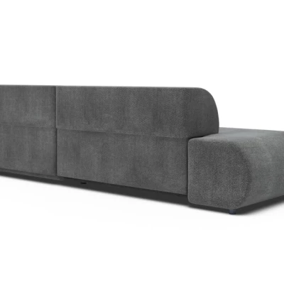 Rozkládací rohová sedačka s úložným prostorem SURREY 1 - tmavá šedá, pravý roh