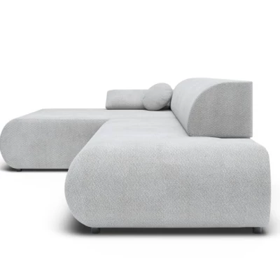 Rozkládací rohová sedačka s úložným prostorem SURREY 1 - světlá šedá 2, levý roh