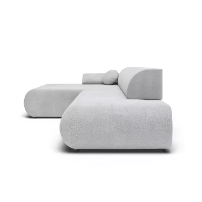 Rozkládací rohová sedačka s úložným prostorem SURREY 1 - světlá šedá 2, levý roh