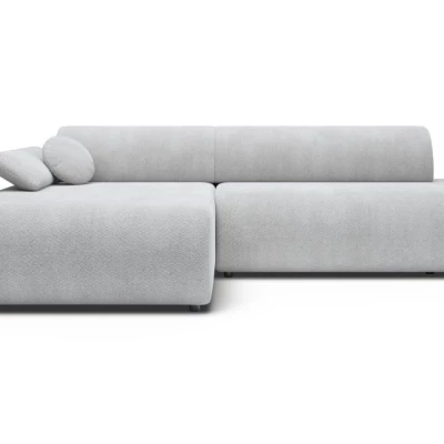 Rozkládací rohová sedačka s úložným prostorem SURREY 1 - světlá šedá 2, levý roh