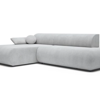 Rozkládací rohová sedačka s úložným prostorem SURREY 1 - světlá šedá 2, levý roh