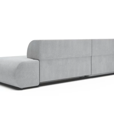 Rozkládací rohová sedačka s úložným prostorem SURREY 1 - světlá šedá 2, levý roh