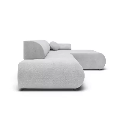 Rozkládací rohová sedačka s úložným prostorem SURREY 1 - světlá šedá 2, pravý roh