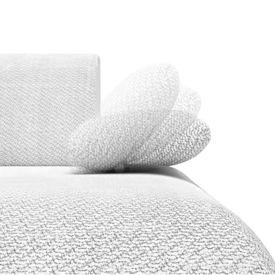 Rozkládací rohová sedačka s úložným prostorem SURREY 1 - světlá šedá 2, pravý roh