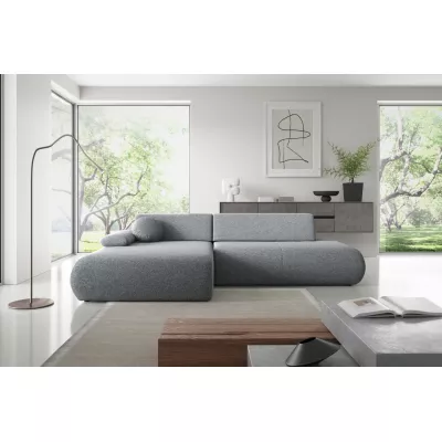 Rozkládací rohová sedačka s úložným prostorem SURREY 1 - popelavá, levý roh