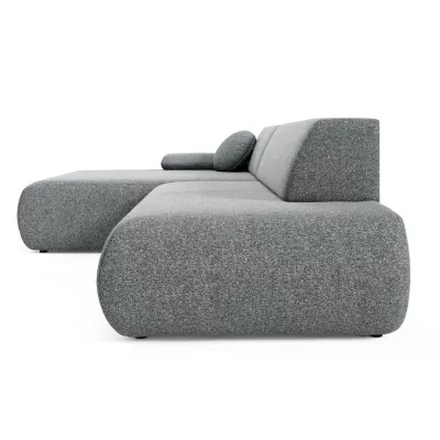 Rozkládací rohová sedačka s úložným prostorem SURREY 1 - popelavá, levý roh