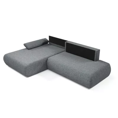 Rozkládací rohová sedačka s úložným prostorem SURREY 1 - popelavá, levý roh