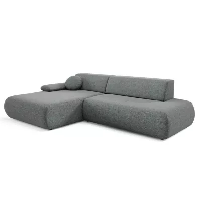 Rozkládací rohová sedačka s úložným prostorem SURREY 1 - popelavá, levý roh