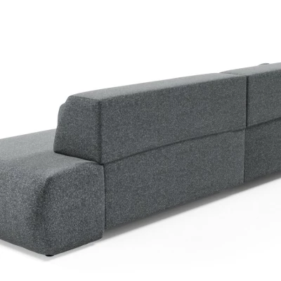 Rozkládací rohová sedačka s úložným prostorem SURREY 1 - popelavá, levý roh