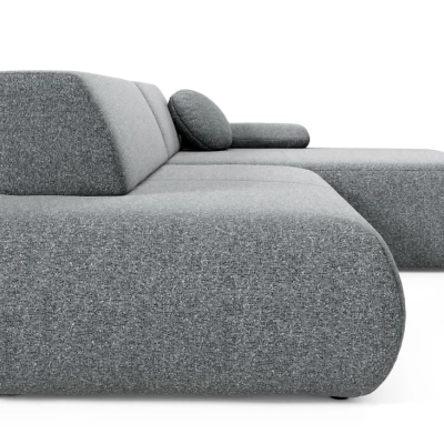 Rozkládací rohová sedačka s úložným prostorem SURREY 1 - popelavá, pravý roh