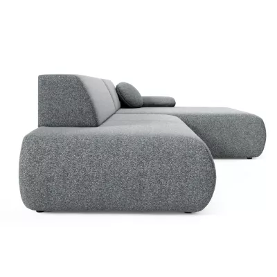 Rozkládací rohová sedačka s úložným prostorem SURREY 1 - popelavá, pravý roh