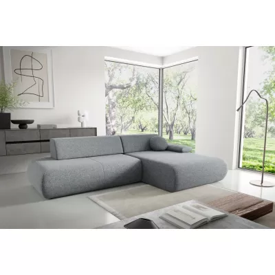 Rozkládací rohová sedačka s úložným prostorem SURREY 1 - popelavá, pravý roh