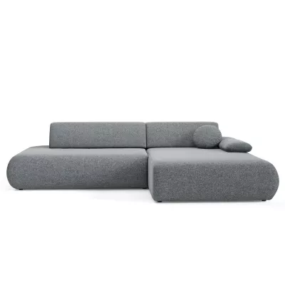 Rozkládací rohová sedačka s úložným prostorem SURREY 1 - popelavá, pravý roh