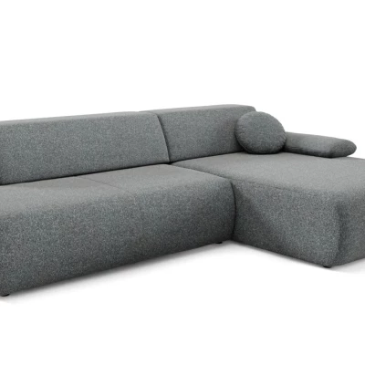 Rozkládací rohová sedačka s úložným prostorem SURREY 1 - popelavá, pravý roh