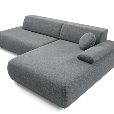 Rozkládací rohová sedačka s úložným prostorem SURREY 1 - popelavá, pravý roh