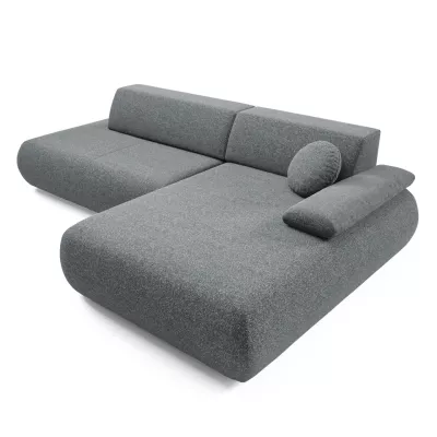 Rozkládací rohová sedačka s úložným prostorem SURREY 1 - popelavá, pravý roh