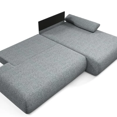 Rozkládací rohová sedačka s úložným prostorem SURREY 1 - popelavá, pravý roh