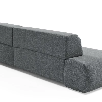 Rozkládací rohová sedačka s úložným prostorem SURREY 1 - popelavá, pravý roh