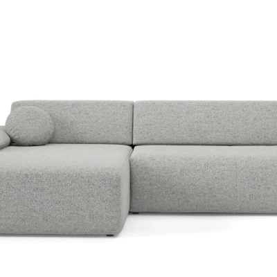 Rozkládací rohová sedačka s úložným prostorem SURREY 1 - ocelová šedá, levý roh