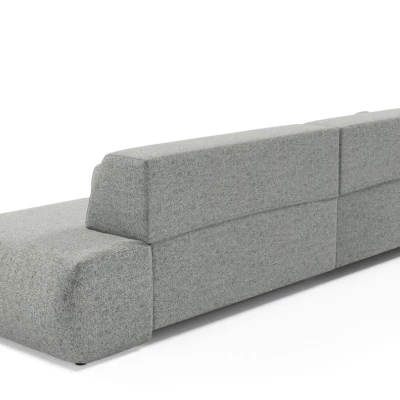 Rozkládací rohová sedačka s úložným prostorem SURREY 1 - ocelová šedá, levý roh