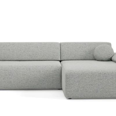 Rozkládací rohová sedačka s úložným prostorem SURREY 1 - ocelová šedá, pravý roh