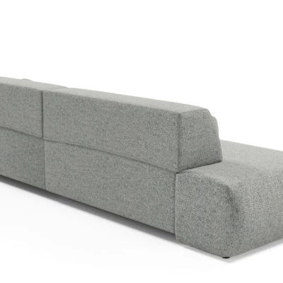 Rozkládací rohová sedačka s úložným prostorem SURREY 1 - ocelová šedá, pravý roh