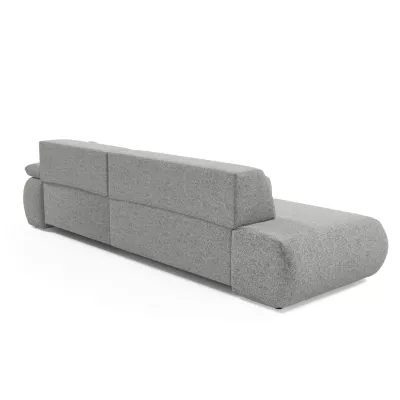 Rozkládací rohová sedačka s úložným prostorem SURREY 1 - ocelová šedá, pravý roh