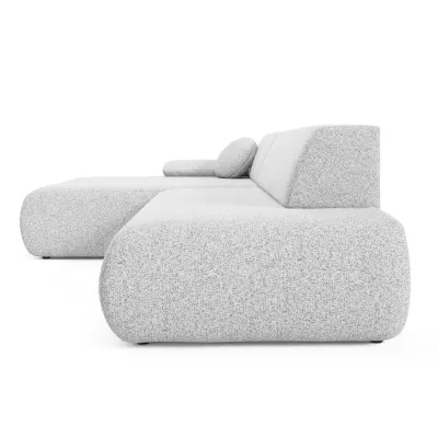 Rozkládací rohová sedačka s úložným prostorem SURREY 1 - světlá šedá 1, levý roh