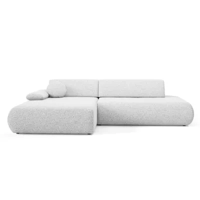 Rozkládací rohová sedačka s úložným prostorem SURREY 1 - světlá šedá 1, levý roh