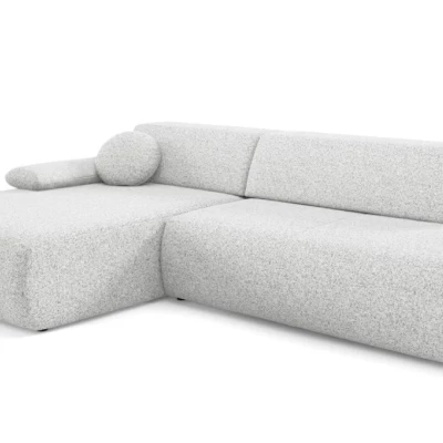 Rozkládací rohová sedačka s úložným prostorem SURREY 1 - světlá šedá 1, levý roh