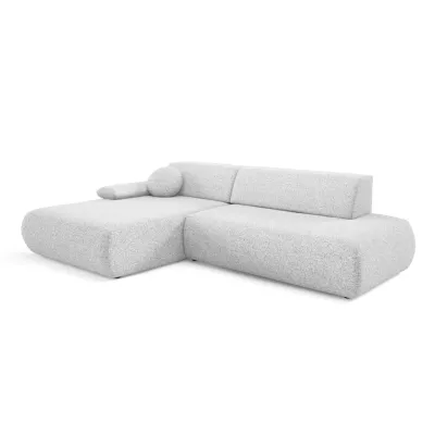 Rozkládací rohová sedačka s úložným prostorem SURREY 1 - světlá šedá 1, levý roh