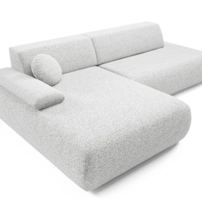 Rozkládací rohová sedačka s úložným prostorem SURREY 1 - světlá šedá 1, levý roh