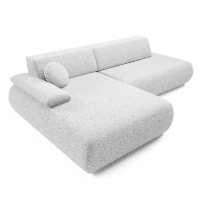 Rozkládací rohová sedačka s úložným prostorem SURREY 1 - světlá šedá 1, levý roh