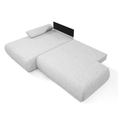 Rozkládací rohová sedačka s úložným prostorem SURREY 1 - světlá šedá 1, levý roh