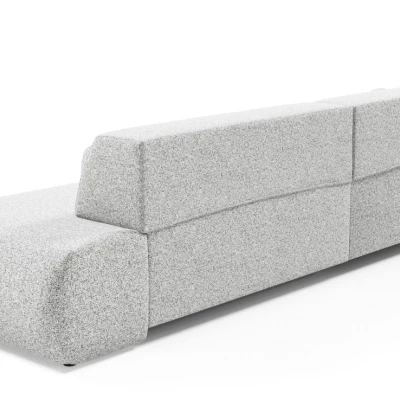 Rozkládací rohová sedačka s úložným prostorem SURREY 1 - světlá šedá 1, levý roh