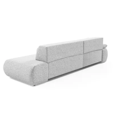 Rozkládací rohová sedačka s úložným prostorem SURREY 1 - světlá šedá 1, levý roh