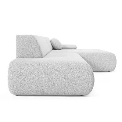 Rozkládací rohová sedačka s úložným prostorem SURREY 1 - světlá šedá 1, pravý roh