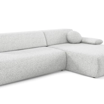 Rozkládací rohová sedačka s úložným prostorem SURREY 1 - světlá šedá 1, pravý roh