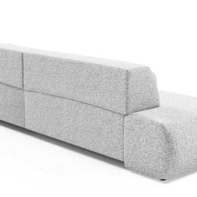 Rozkládací rohová sedačka s úložným prostorem SURREY 1 - světlá šedá 1, pravý roh