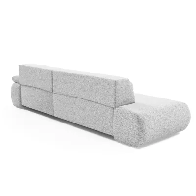 Rozkládací rohová sedačka s úložným prostorem SURREY 1 - světlá šedá 1, pravý roh