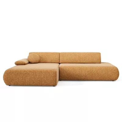 Rozkládací rohová sedačka s úložným prostorem SURREY 1 - rezavá, levý roh