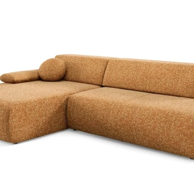 Rozkládací rohová sedačka s úložným prostorem SURREY 1 - rezavá, levý roh